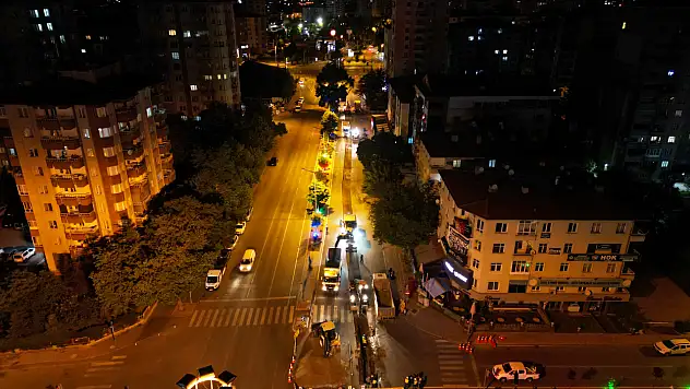 Kayseri'de mesai gece başladı sabah bitti