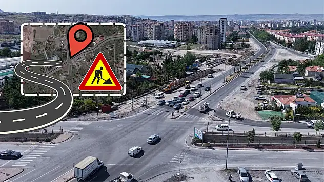 Kayseri'de Meteoroloji Katlı Kavşak çalışmaları nedeniyle Erciyes yolunun bir kısmı trafiğe kapatılıyor!