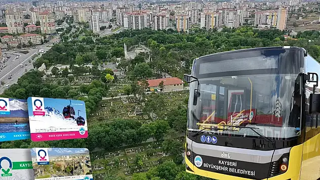Kayseri'de mezarlıklar için ücretsiz seferler başlıyor: İşte güzergah ve saatleri!