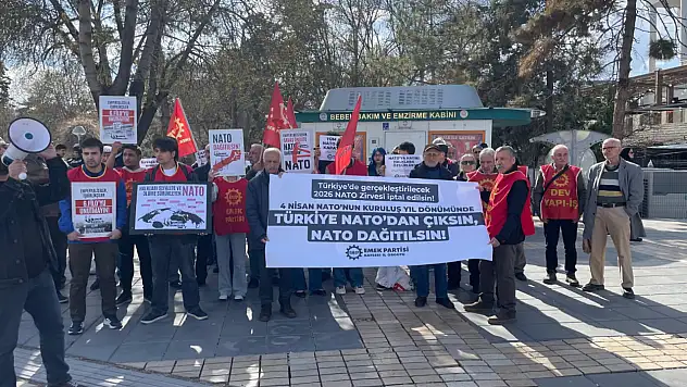 Kayseri'de NATO karşıtı açıklama: ''Türkiye NATO'dan çıkmalı''