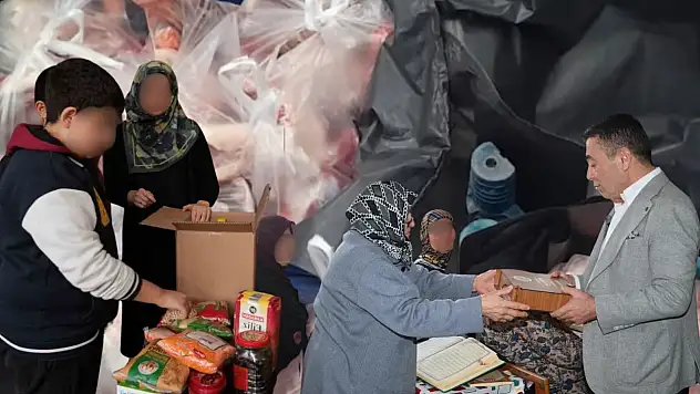 Kayseri'de o ilçede 46 mahalle var - Bonkör başkan kilo kilo et dağıttı