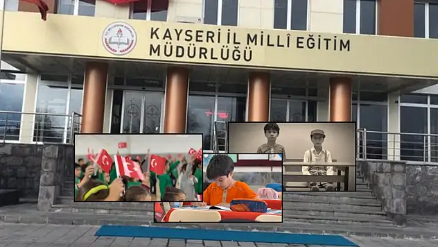 Kayseri'de öğrencilerinden coşkulu klip!