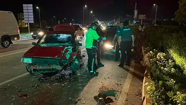 Kayseri'de polis aracının karıştığı zincirleme kaza: 2 yaralı