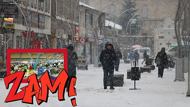 Kayseri'de sadece iki ürünün fiyatı düştü – Geride kalan tüm ürünlere zam geldi!