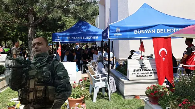 Kayseri'de şahadetinin üzerinden 2 yıl geçti: Dualarla anıldı!