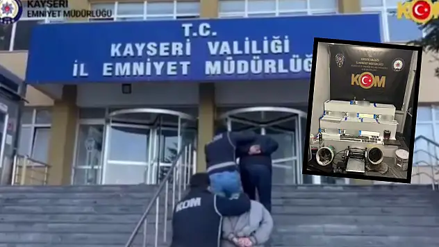 Kayseri'de sahte plaka operasyonu: 2 gözaltı!
