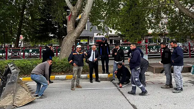 Kayseri'de sel yaşanan ilçede çalışma: Başkan sahaya indi!