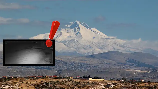 Kayseri'de serin havanın nedeni belli oldu - Erciyes'e kar yağıyor!