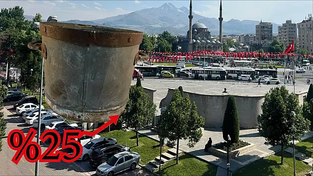 Kayseri'de şinik fiyatına yüzde 25 zam!