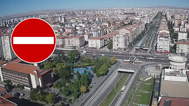 Kayseri'de Sivas Caddesi çift yönlü olarak trafiğe kapatılacak!