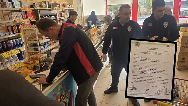 Kayseri'de ŞOK market raflarında kullanma tarihi geçen ürün tespit edildi!