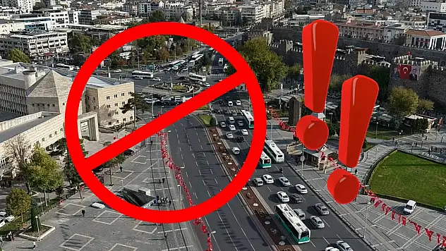 Kayseri'de son dakika trafik kararı! Yasak resmen başladı