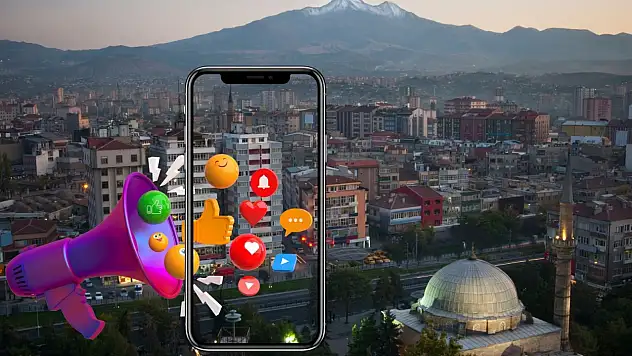 Kayseri'de sosyal medya hesaplarında ne paylaşıldı?