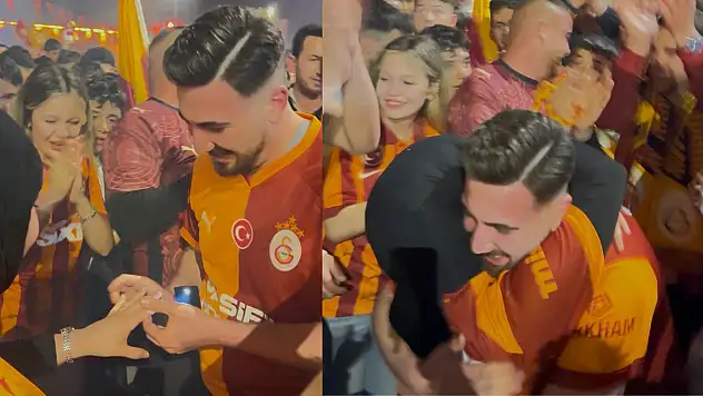 Kayseri'de sürpriz evlilik teklifi!