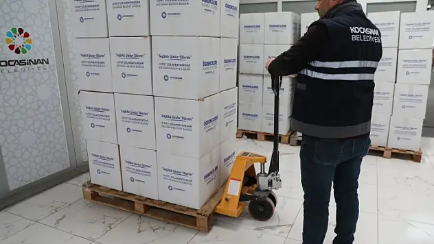 Kayseri'de takdir toplayan projenin bu yıl 800 aileye ulaşması bekleniyor...