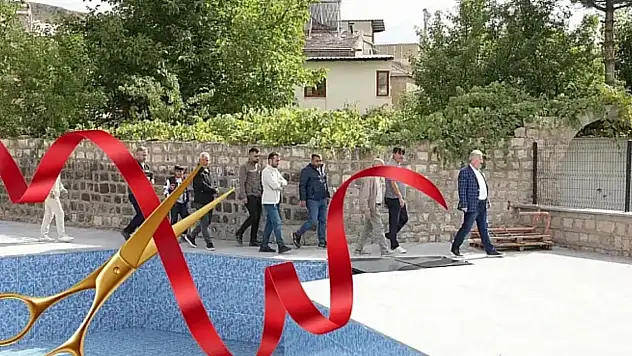 Kayseri'de tarihi havuz halkın kullanıma açıldı!