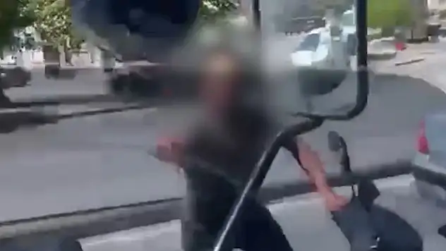 Kayseri'de tartıştığı sürücüye kaskını fırlatan motosikletliye ceza yağdı!