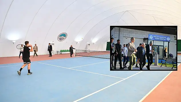 Kayseri'de tenise ilgi artıyor: Büyükkılıç'tan Millet Bahçesi'nde spor açıklamaları