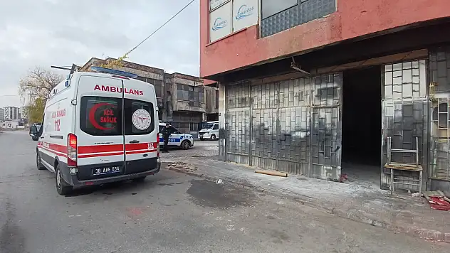 Kayseri'de tinerle sobayı yakarken kendini yaktı