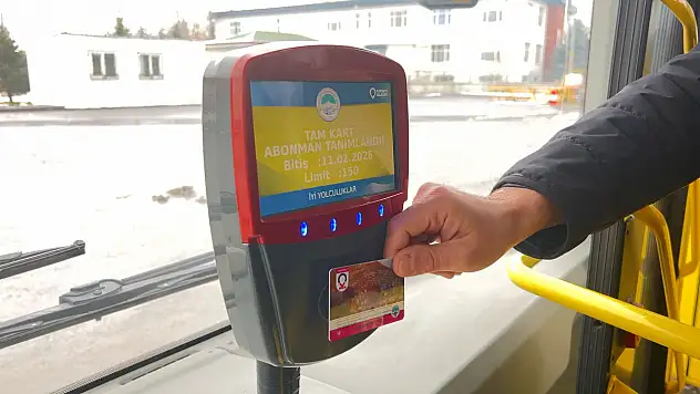 Kayseri'de toplu taşımada devrim! Abonman yükleme artık çok kolay