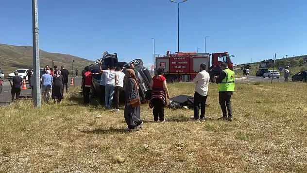 Kayseri'de trafik kazası: 1 Yaralı