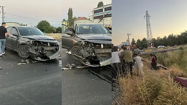 Kayseri'de trafik kazası: 4 yaralı