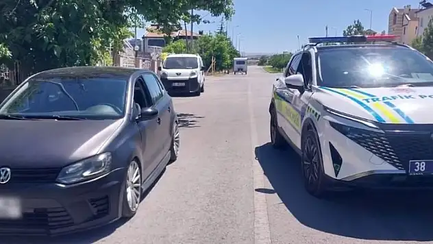 Kayseri'de trafik terörüne geçit yok: Bir haftada 1.400'e yakın sürücüye ceza!