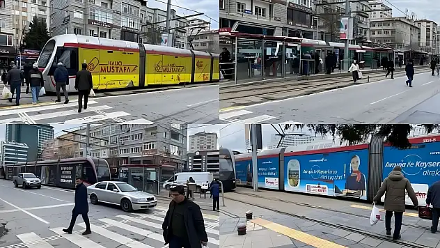 Kayseri'de tramvay kazaları dikkat çekti! Yaya güvenliği yeniden gündemde