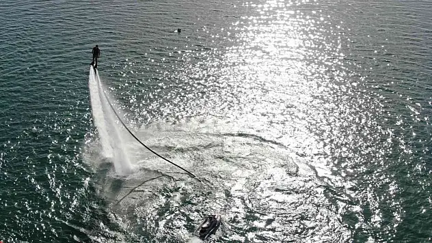 Kayseri'de Türkiye Su Jeti ve Flyboard Şampiyonası Finali nefes kesti