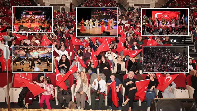 Kayseri'de unutulmaz gece! Türk dünyasının ezgileri salonu coşturdu