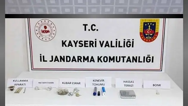 Kayseri'de uyuşturucu tacirlerine darbe