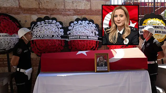 Kayseri'de vefat eden komisere son görev...