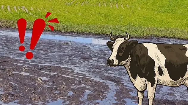 Kayseri'de yağış sonrası ahır havuzları taştı: Sızıntı pancar tarlalarına ulaştı - Gözler hasar tespitinde!