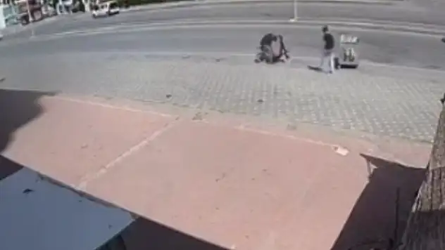 Kayseri'de yaşanan kaza bu defa güldürdü!