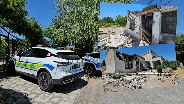 Kayseri'de yaşlı adamın üzerine evinin çatısı çöktü!