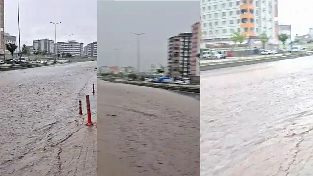 Kayseri'de yollar dere yatağına döndü!