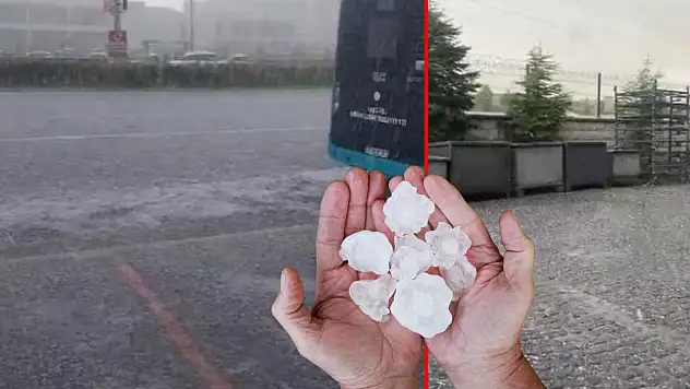 Kayseri'de yollar göle döndü: Vatandaşlar duraklara sığındı!