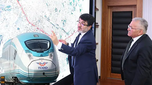 Kayseri'de Yüksek Hızlı Tren heyecanı: Genel Müdür şehre geldi: Bakın ne dedi!