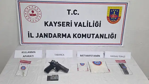 Kayseri'de zehir tacirine operasyon: Hassas terazi ve metamfetamin bulundu