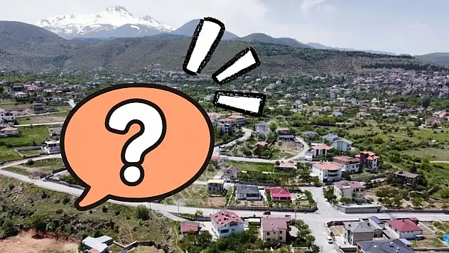 Kayseri'deki bu mahalle adını bir göç hikayesinden alıyor!