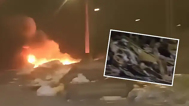 Kayseri'deki bu yolu resmen çöplüğe çevirdiler: Yangın sonrası vatandaştan sert çağrı!