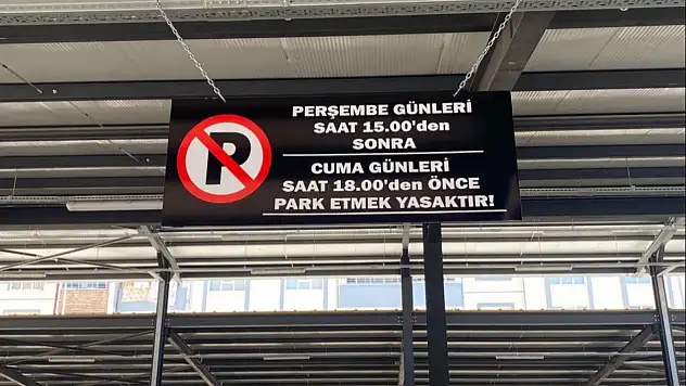 Kayseri'deki o ilçede perşembe ve cuma günleri park yasağı geldi!