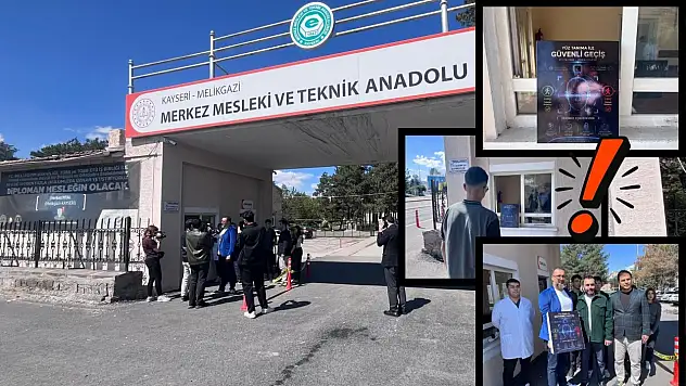 Kayseri'deki o okulda ''Kartal Gözü'' devrede!