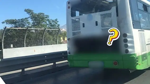 Kayseri'deki Otobüslerin Bu Görüntüsü Merak Uyandırdı!
