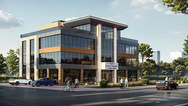 Kayseri'deki yeni hizmet binasının 78 günde geldiği nokta görenleri şaşırttı!