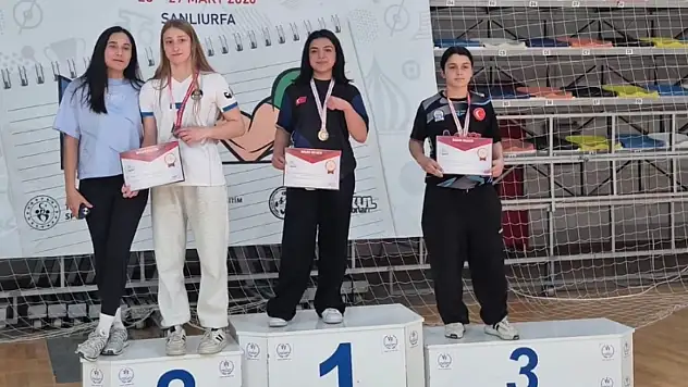 Kayseri'den 3 Türkiye şampiyonu çıktı