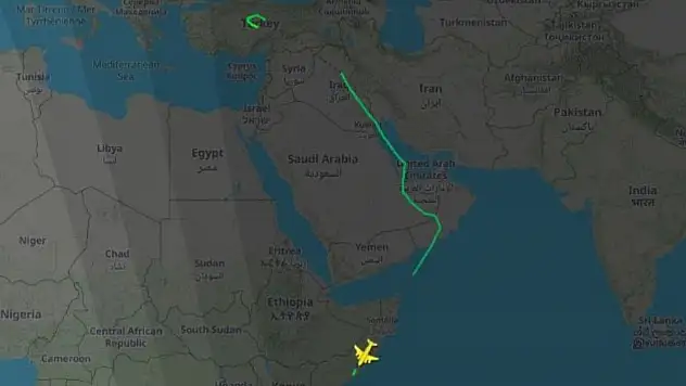 Kayseri'den havalanan C-17 uçağı, Somali'ye indi!