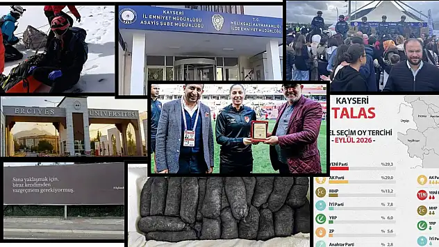 Kayseri'den Kısa Kısa (19 Ekim 2026): Asayiş, Erciyes, Havalimanı, Millet Bahçesi, Gizemli Mesaj, Kayserispor…