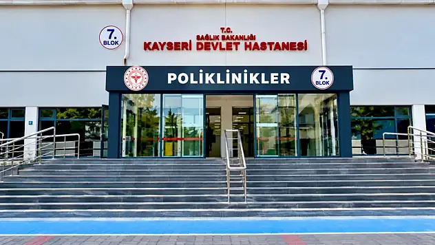 Kayseri Devlet Hastanesi'nde yeni bir poliklinik daha hizmete açıldı