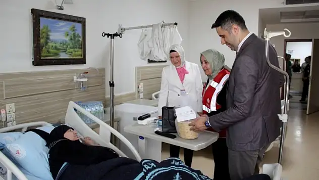 Kayseri Devlet Hastanesi'nden anlamlı ziyaret
